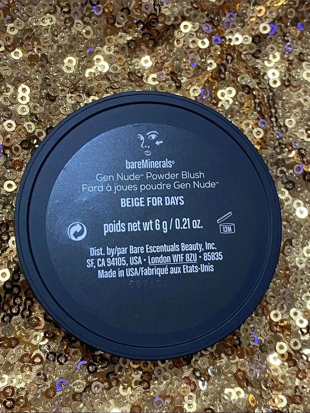 bareMinerals Gen Nude Powder Blush — Beige For Days NWOB
